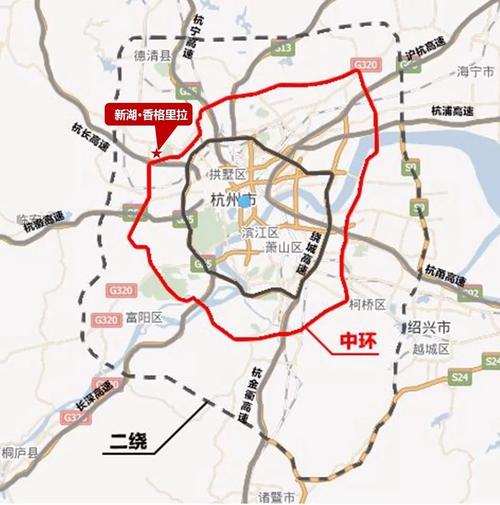 瓜沥组团,大江东新城,副中心城区以及绍兴,海宁等都市圈城市,杭州市区