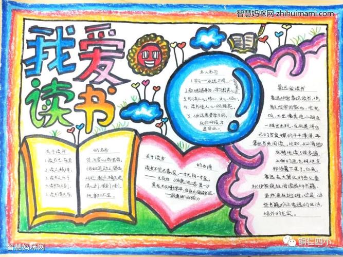 我爱读书手抄报简单又漂亮