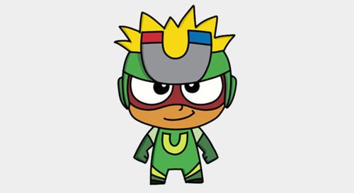 《开心宝贝》花心超人简笔画步骤-露西学画画