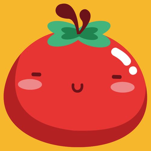 红色西红柿_可爱卡通头像图片_扣扣居
