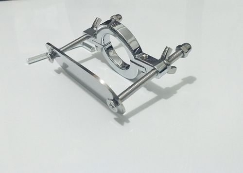 情趣用品另类sm不锈钢阴囊夹具 金属cb 睾丸压迫束缚成人用品