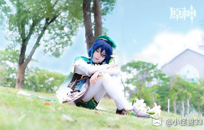 原神巴巴托斯#温迪cos##cosplay##cos正片#.