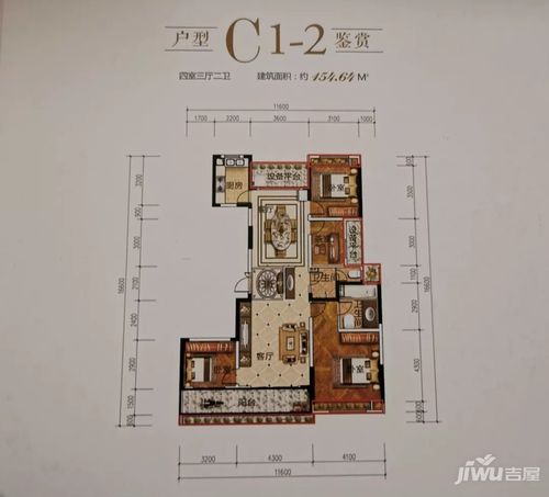 衡阳高新现代城高新现代城 c1-2户型户型图_首付金额