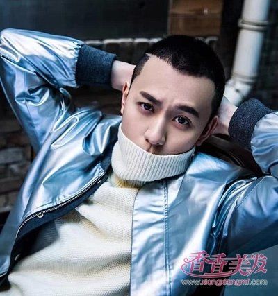 秦俊杰简单毛寸发型