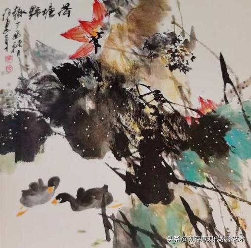 香远益清——刘存惠现代水墨艺术荷花作品线上展|国画|书画|著名画家