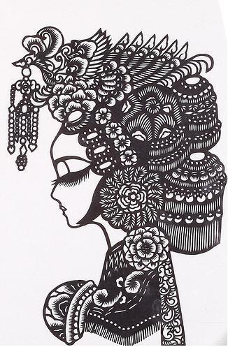 爱丽丝手工剪纸8花形