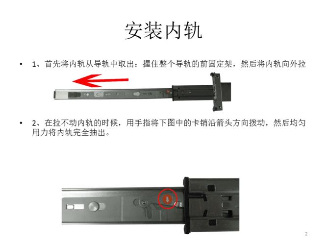 浪潮服务器导轨安装说明ppt课件