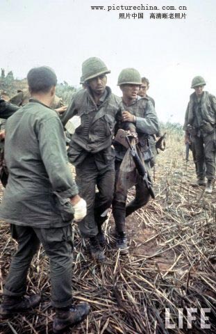 美越战争高清彩照
