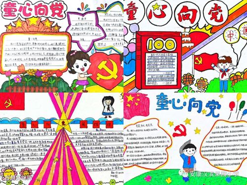 2021年建党百年手抄报图片