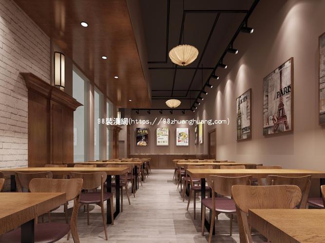 蚌埠饭店装修原木风格效果图-案例-蚌埠98装潢网