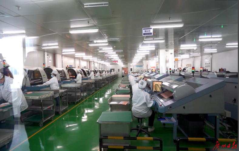 广州美维电子有限公司生产车间
