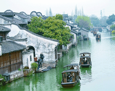 江南水乡乌镇的手抄报 手抄报版面设计图