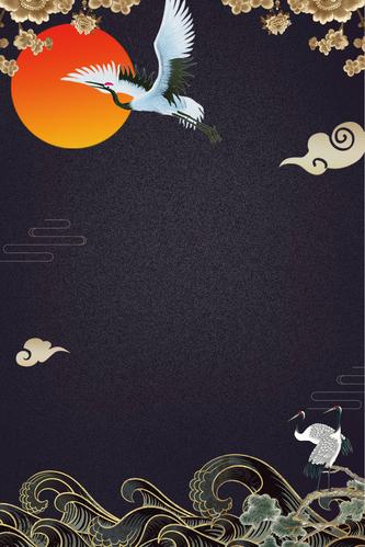 免费分享,10款国潮宫廷风海报背景素材,132期!