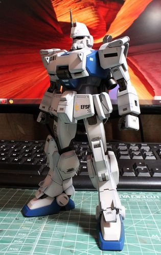 正品日本万代078ms小队 陆战高达ez8 mg 完成品 代工高达模型