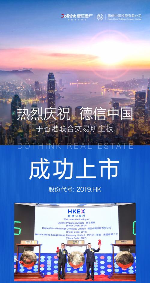 知己德信,扬帆远航 | 一图解码德信中国上市