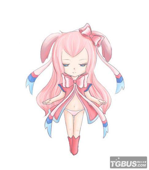 伊布新形态拟人版 自画图一枚