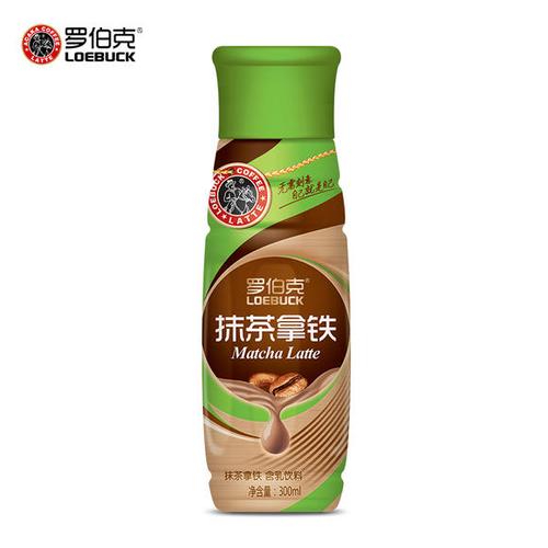 罗伯克 醇香拿铁咖啡410ml*3瓶 咖啡拿铁300ml*2瓶 5瓶组合装