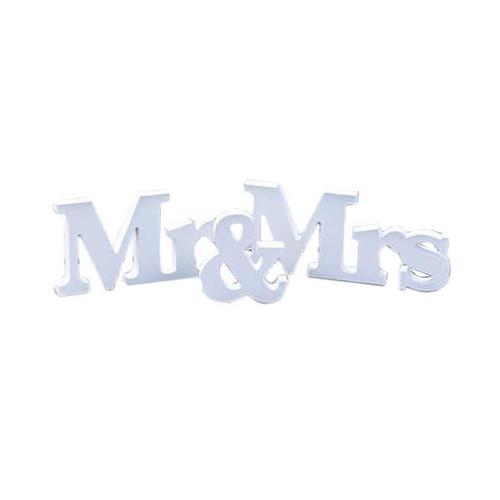 1 set white mr & mrs wooden letters decoration crafts letters