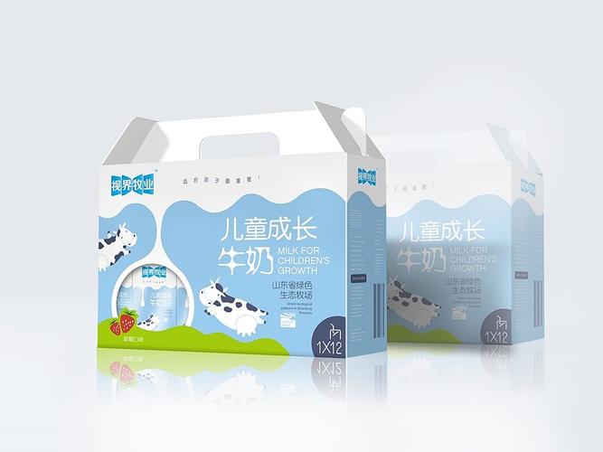 东君乳业—儿童奶包装盒设计