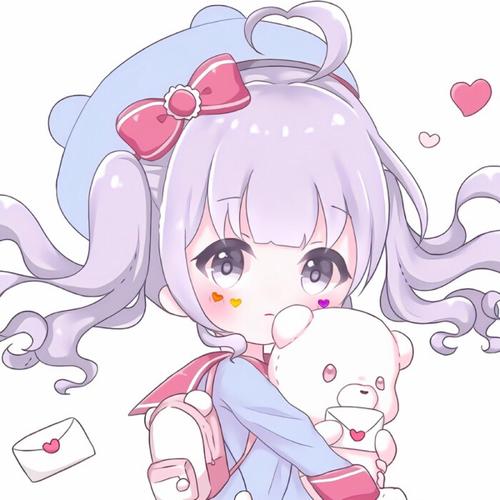 女生头像二次元头像闺蜜头像动漫头像三色堇儿/药药