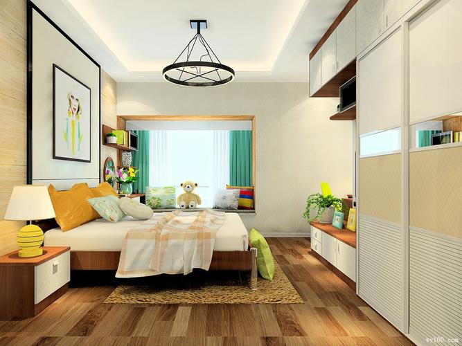 主卧室装修效果图 17㎡多功能的空间舒适美好
