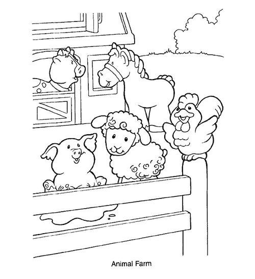 farm animal coloring pages