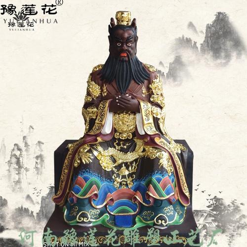 黑池龙王神像图片寺庙供奉龙王爷神像五龙圣母神像制作