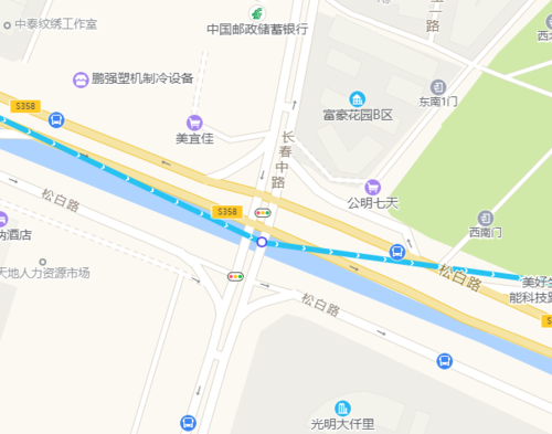 深圳地铁6号线公明广场站位置