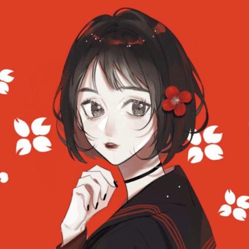 超美腻二次元动漫女生头像,待你婚纱席地,我携礼服