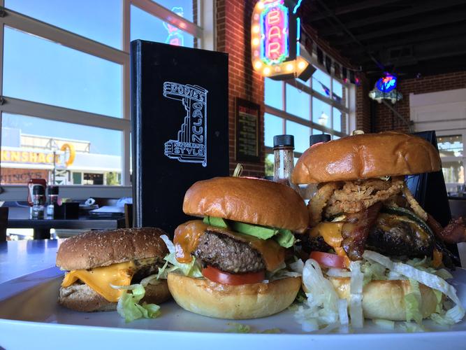 build your own burger at dodies (  free cajun fries to boot)!