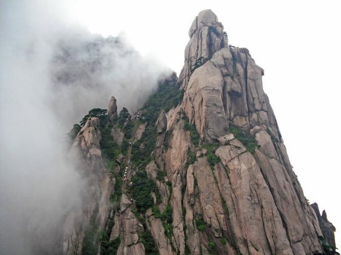 发几张黄山美景图片