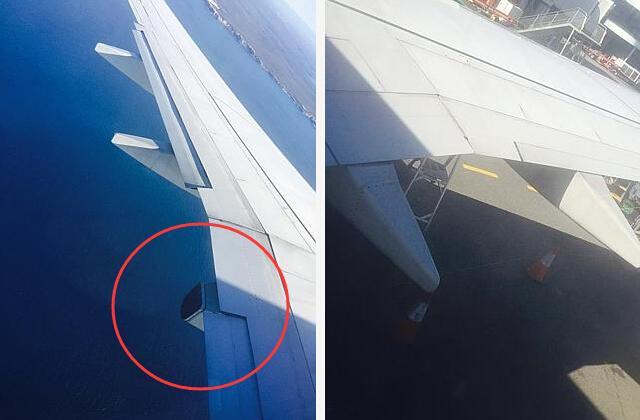 航空专家称缺失的部分是襟翼导轨的