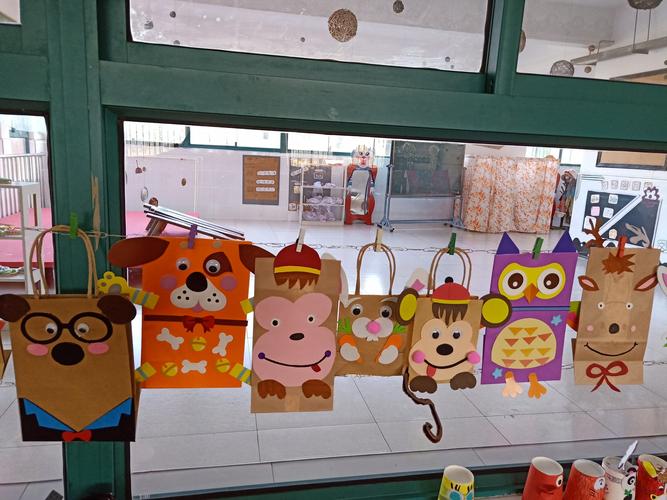 创意纸袋,变变变～～郭园幼儿园中三班环保手工亲子制作活动