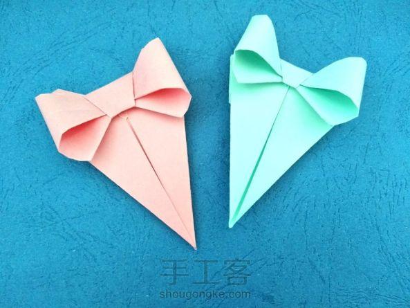 放一只蝴蝶结书签在书里,心情都会变好~ 主要材料: 彩纸1 所需工具