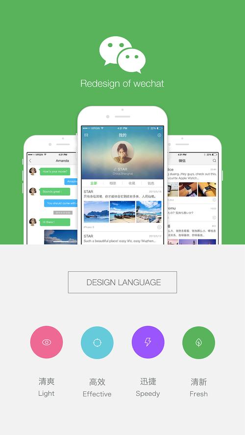 wechat redesign