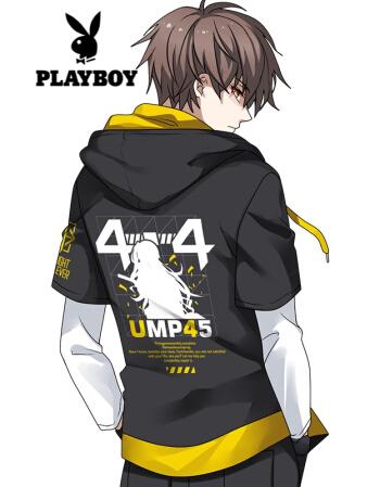花花公子特价捡漏animejk少女前线周边hk416动漫连帽卫衣外套二次元
