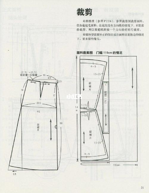 半身裙(附不走心的裁剪图)