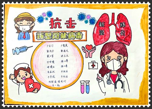 防疫手抄报