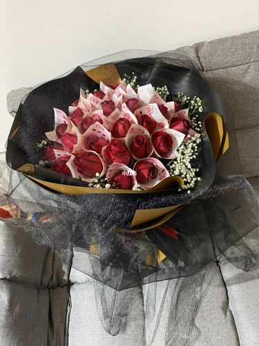 有钱花 花束 现金花束_花束_花店_家居家装_家居装饰