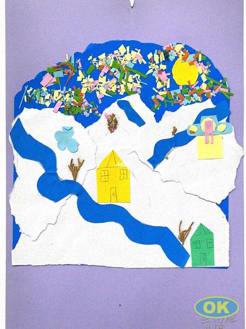 别样的拼贴剪纸画～_剪纸_创意美术_儿童创意美术_兴趣爱好_手工