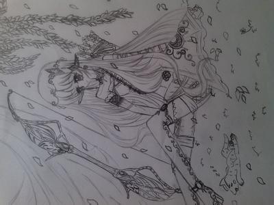 古代公子服简笔画