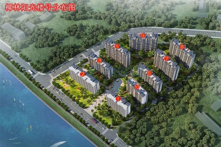 错落,建筑主要朝向面朝向南;两个地下车库出入口,一个主要小区出入口