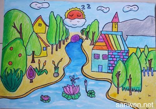 儿童在美术课上会画怎样的图画呢?