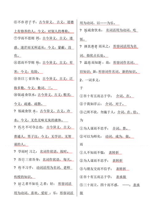《论语十二章》注释,文言现象,翻译习题带答案.pdf 6页
