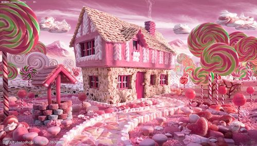 梦幻糖果屋高清壁纸图片