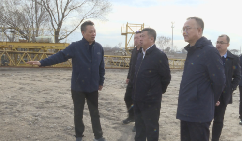 市人大常委会副主任彰武县委书记刘江义调研重点项目建设情况