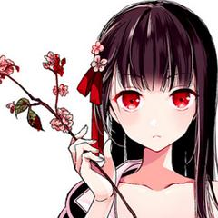 手绘高冷女生头像