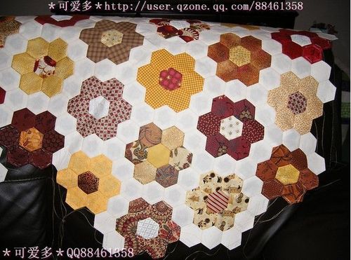 【转载】diy六角形拼布与组合(多图鉴赏/附教程)
