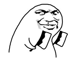 拇指人双手持刀 - 表情包在线制作