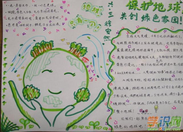 保护环境人人有责手抄报简单-环境是生存之本